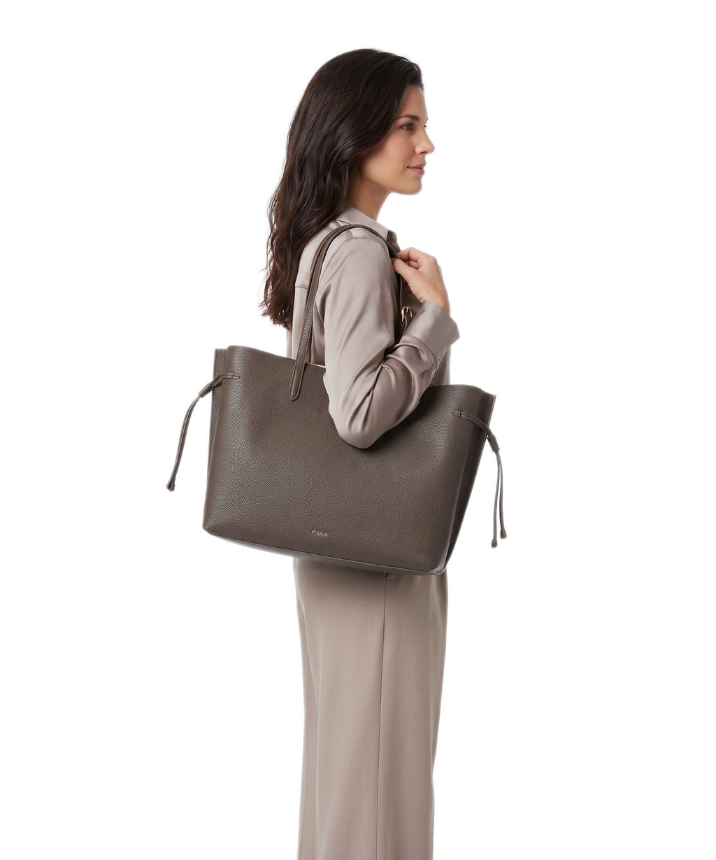 Furla Ava L Tote bag mogano/cremino