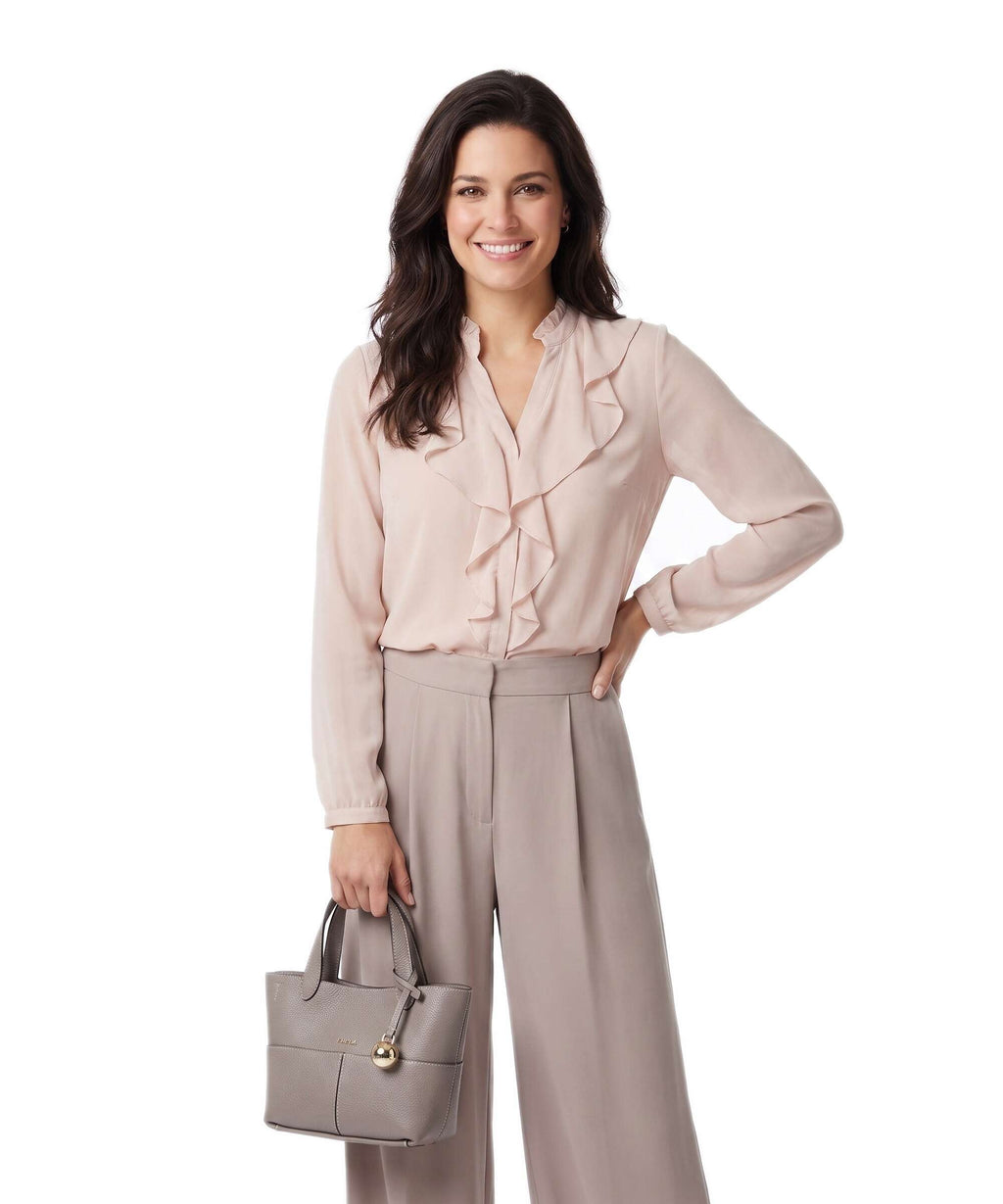 Furla Primrose Mini Handbag stucco gray