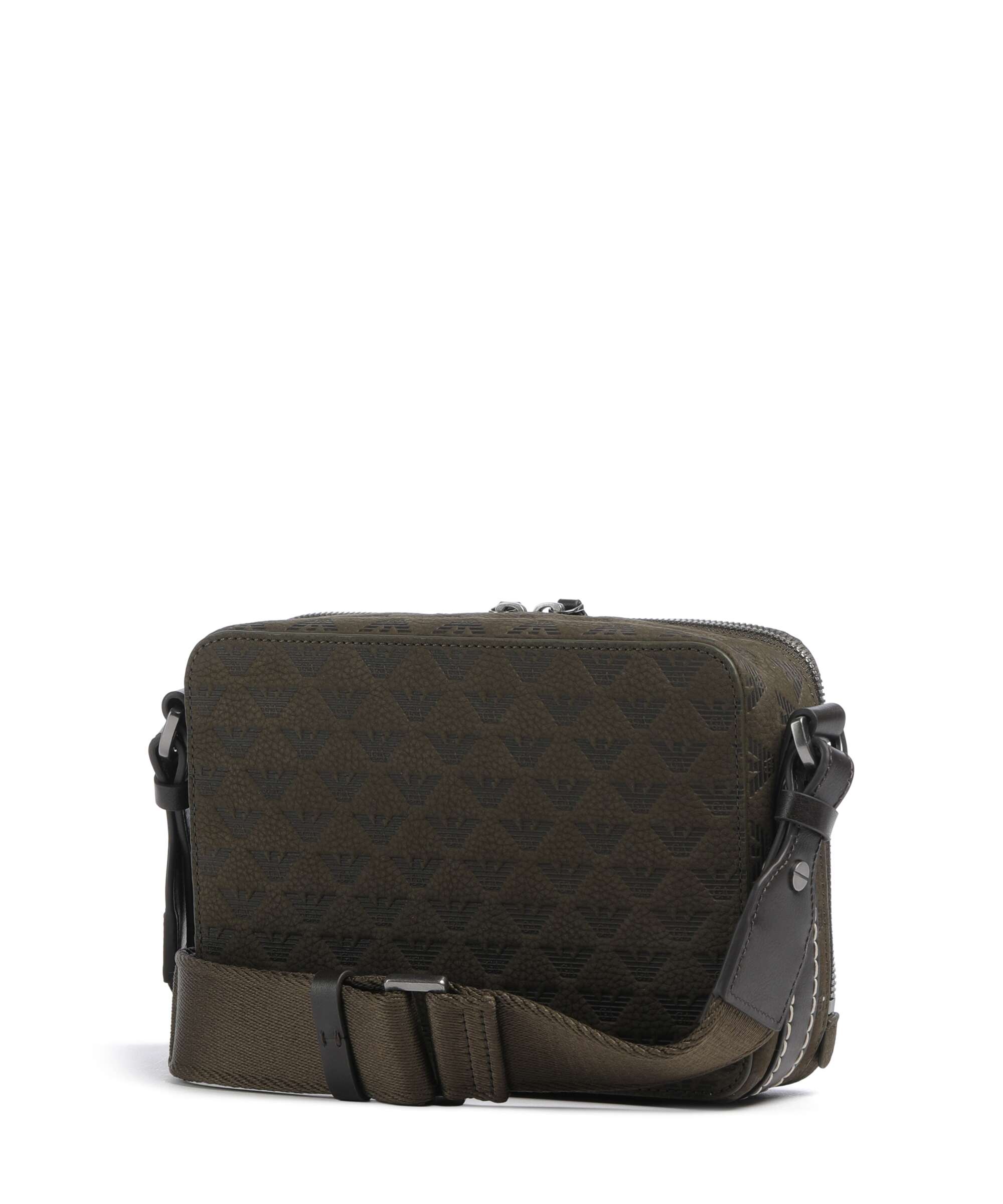 Emporio Armani Special Minorca Crossbody bag dark olive