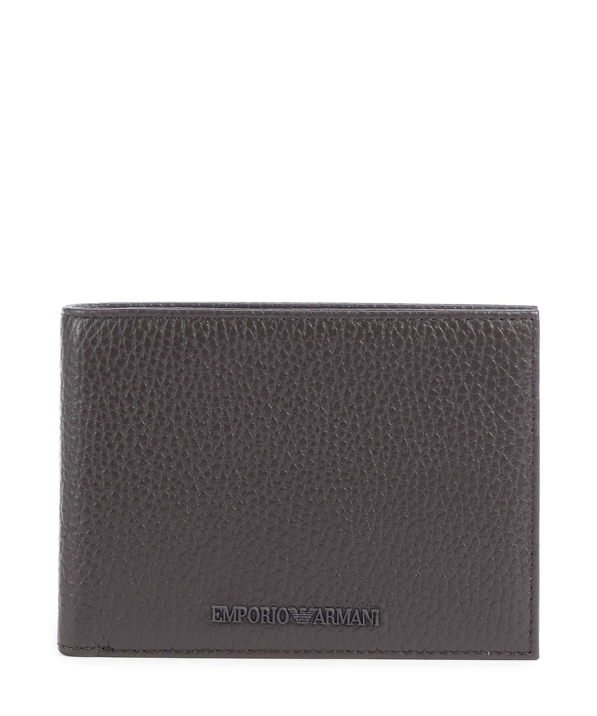 Emporio Armani Business Regenerated Giftset Wallet black coffee