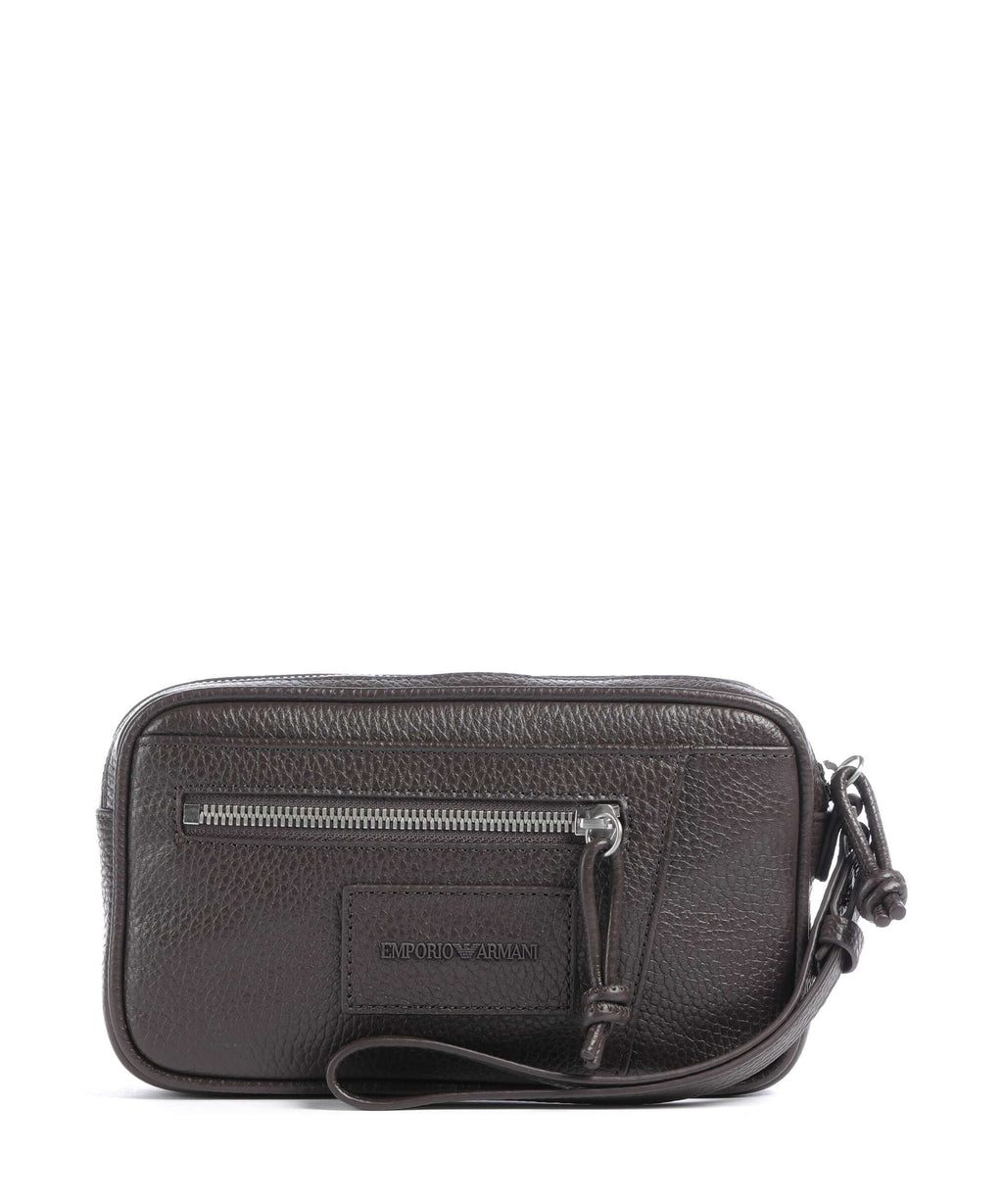 Emporio Armani Business Toiletry bag black coffee