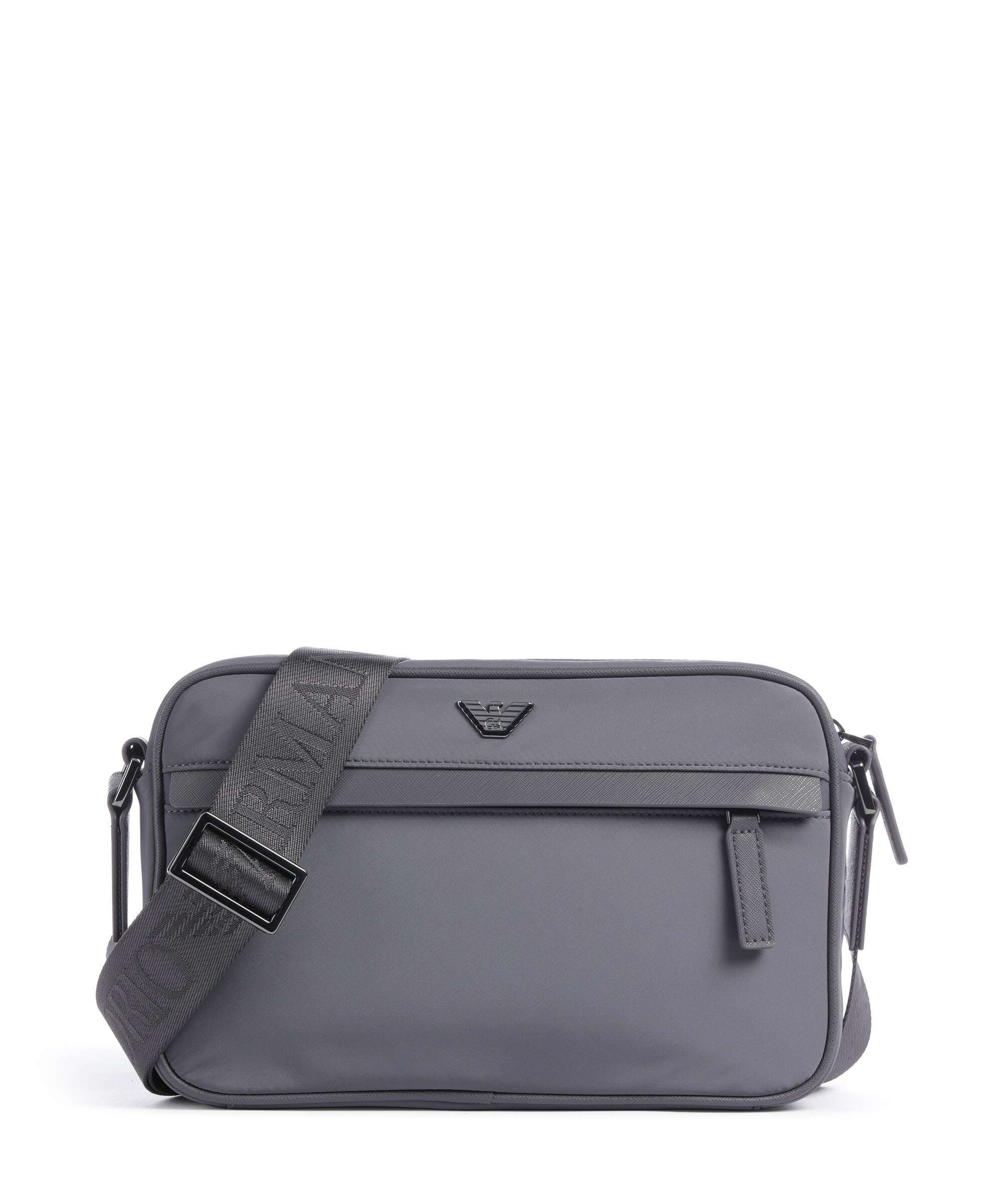 Emporio Armani Nylon Recycled Crossbody bag grey