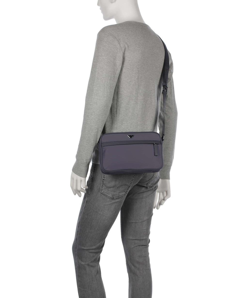 Emporio Armani Nylon Recycled Crossbody bag grey