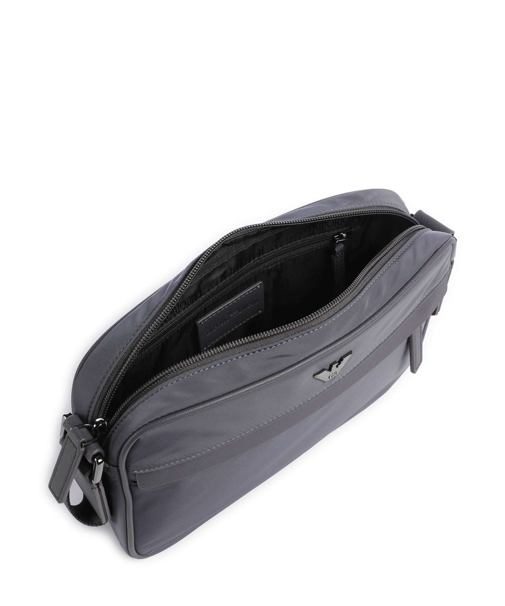 Emporio Armani Nylon Recycled Crossbody bag grey