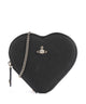 Vivienne Westwood Heart Saffiano Biogreen Sac bandoulière black