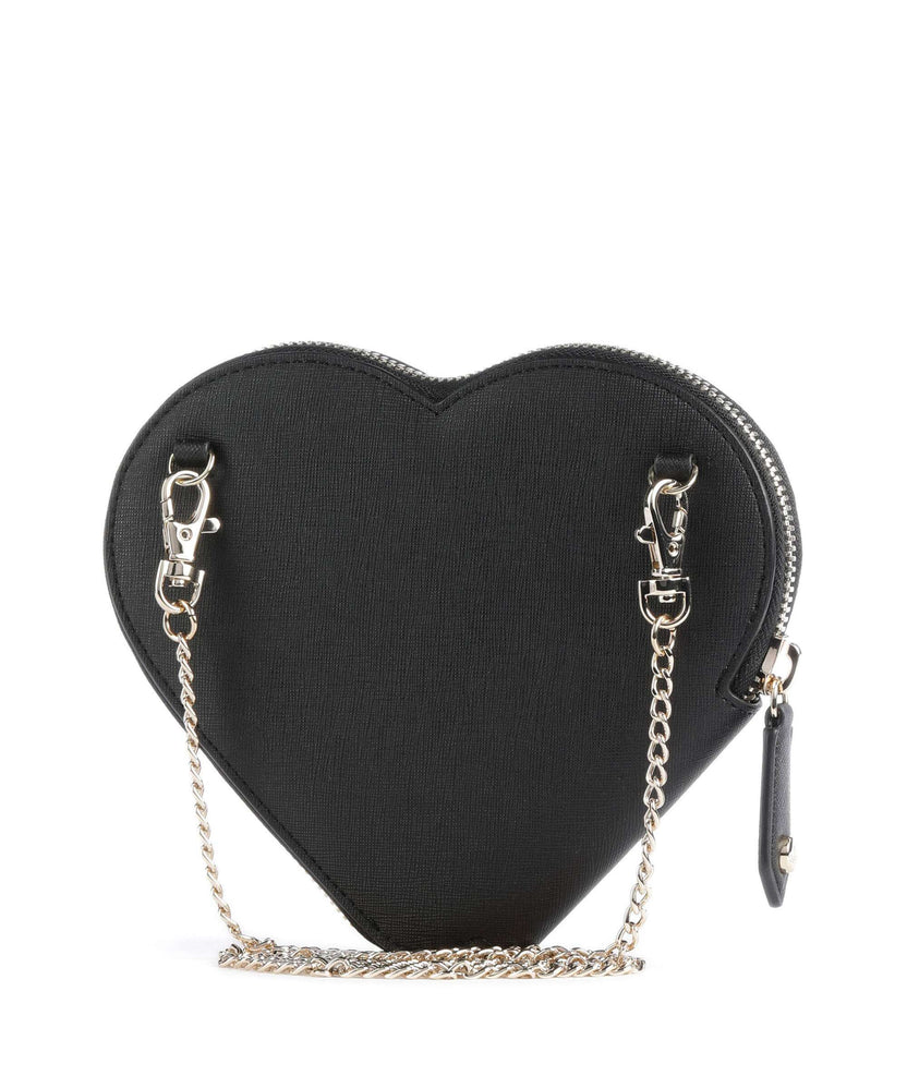 Vivienne Westwood Heart Saffiano Biogreen Crossbody bag black