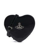 Vivienne Westwood Louise Heart Shiny Patent Sac bandoulière black