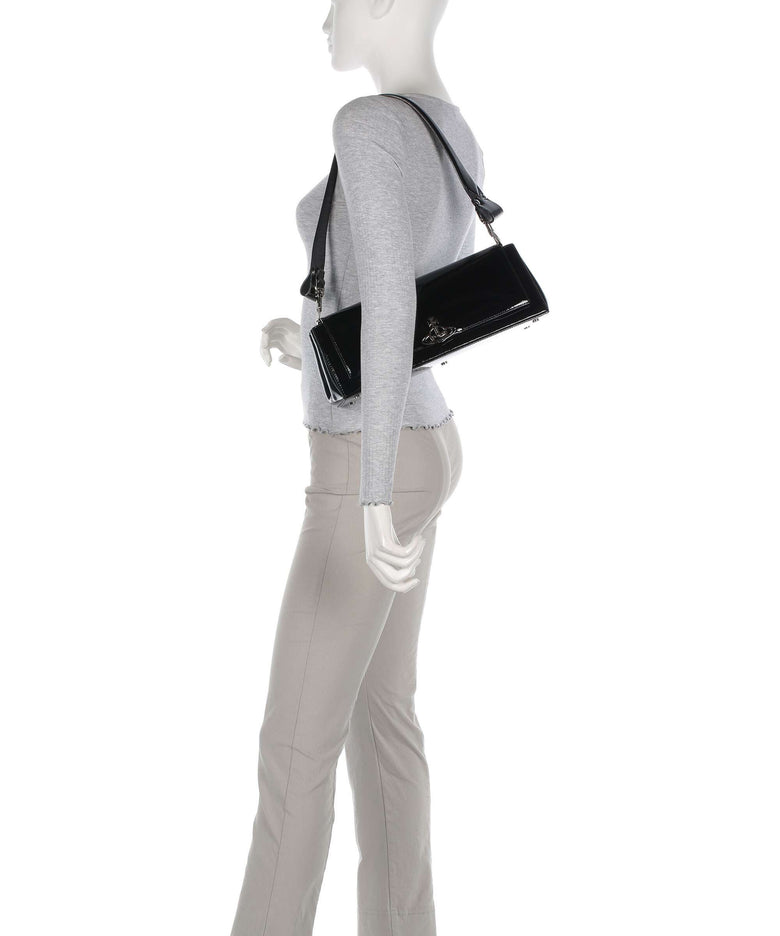 Vivienne Westwood Hazel Shiny Patent Large Shoulder bag black