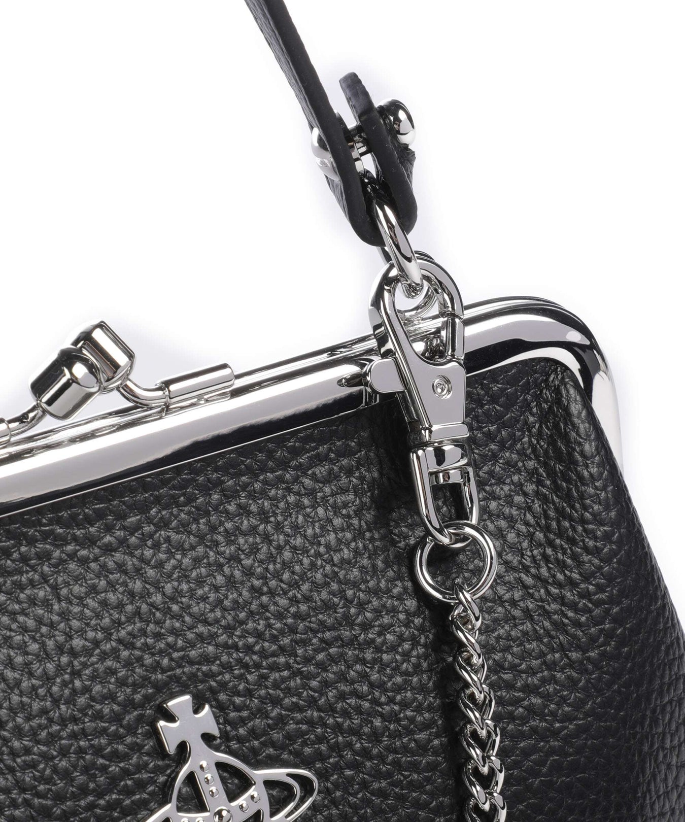 Vivienne Westwood Granny Frame Grain Crossbody bag black