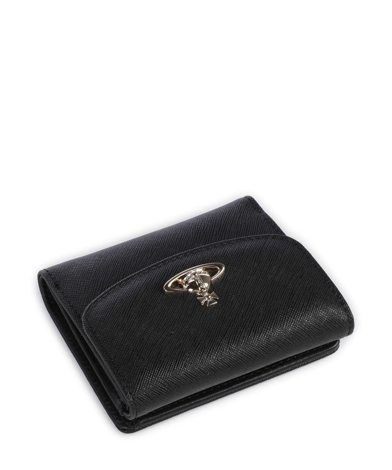 Vivienne Westwood Saffiano Small Wallet black
