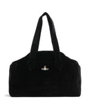 Vivienne Westwood Archive Velvet Large Tote bag black
