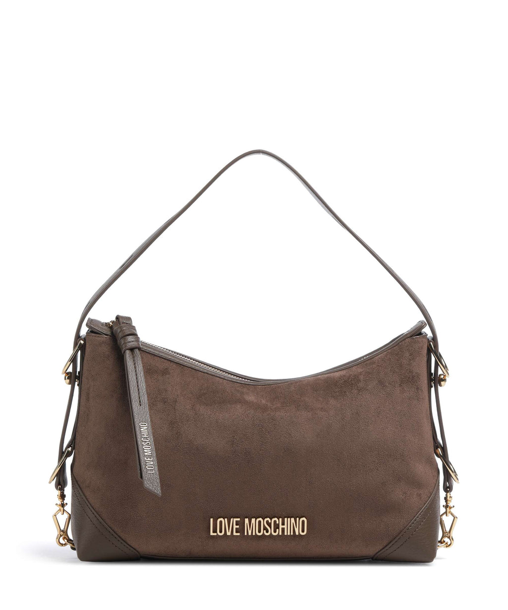 Love Moschino Signature Hobo bag marrone