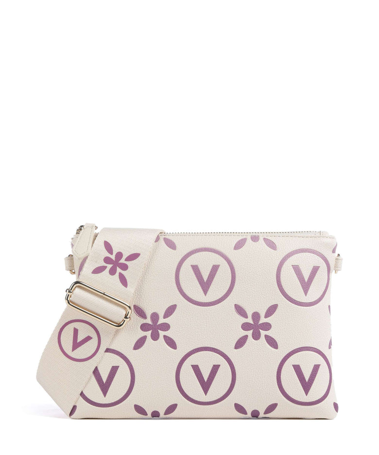 Valentino Bags Samba Re Print Crossbody bag ecru/rosa