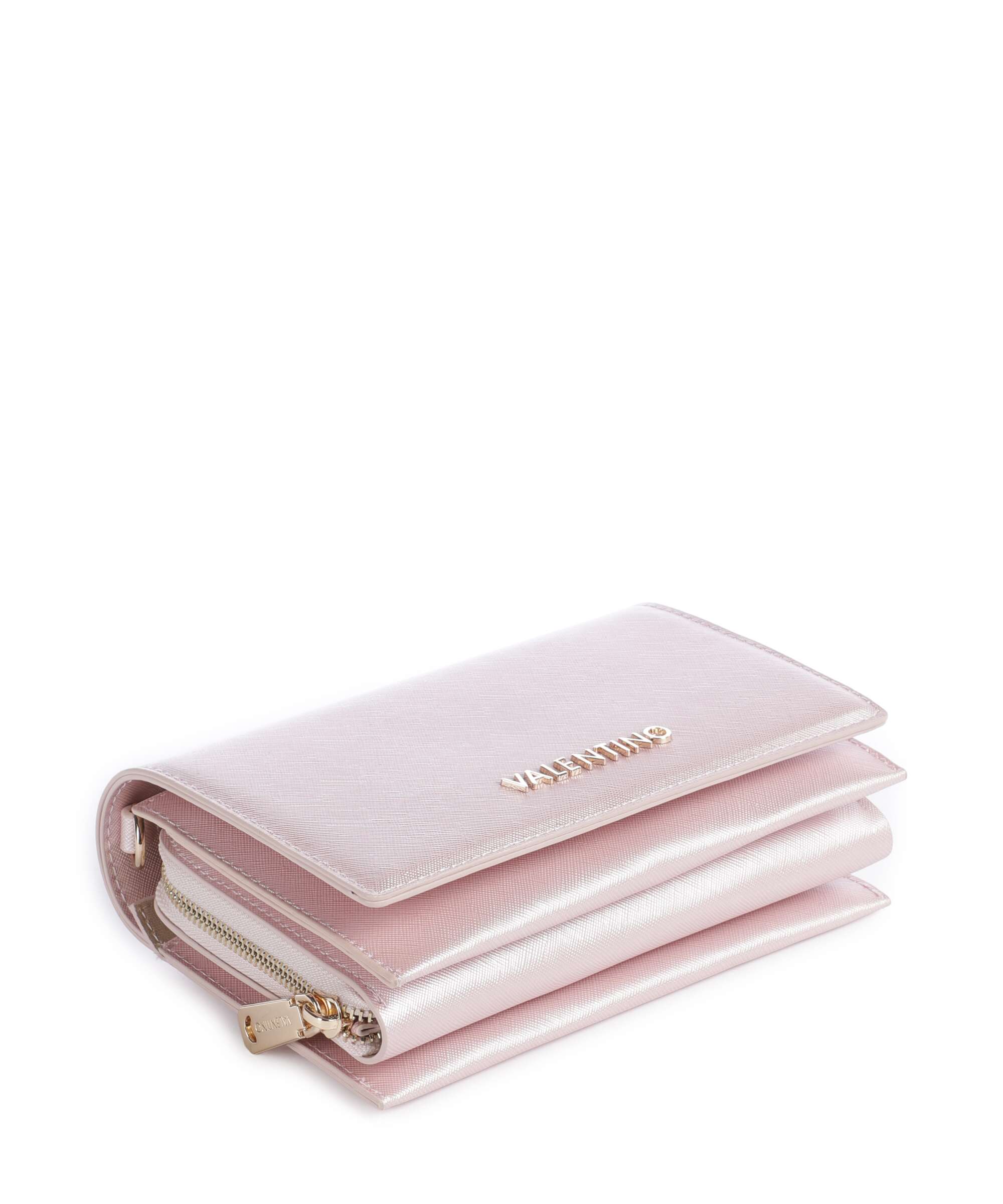 Valentino Bags Wallet rosa metallizzato