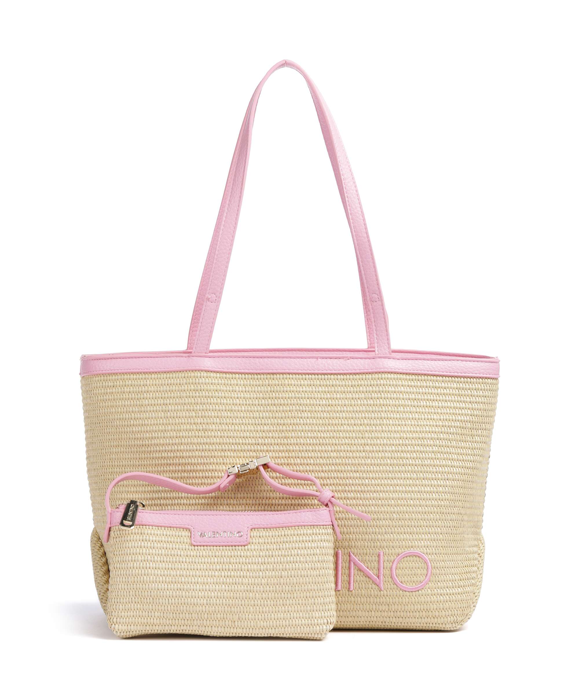 Valentino Bags Maiam Tote bag naturale/rosa