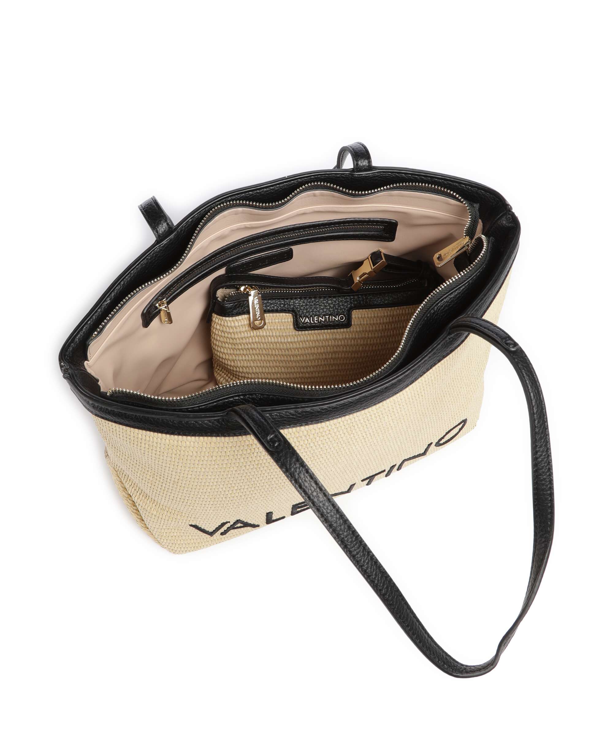 Valentino Bags Maiam Tote bag naturale/nero