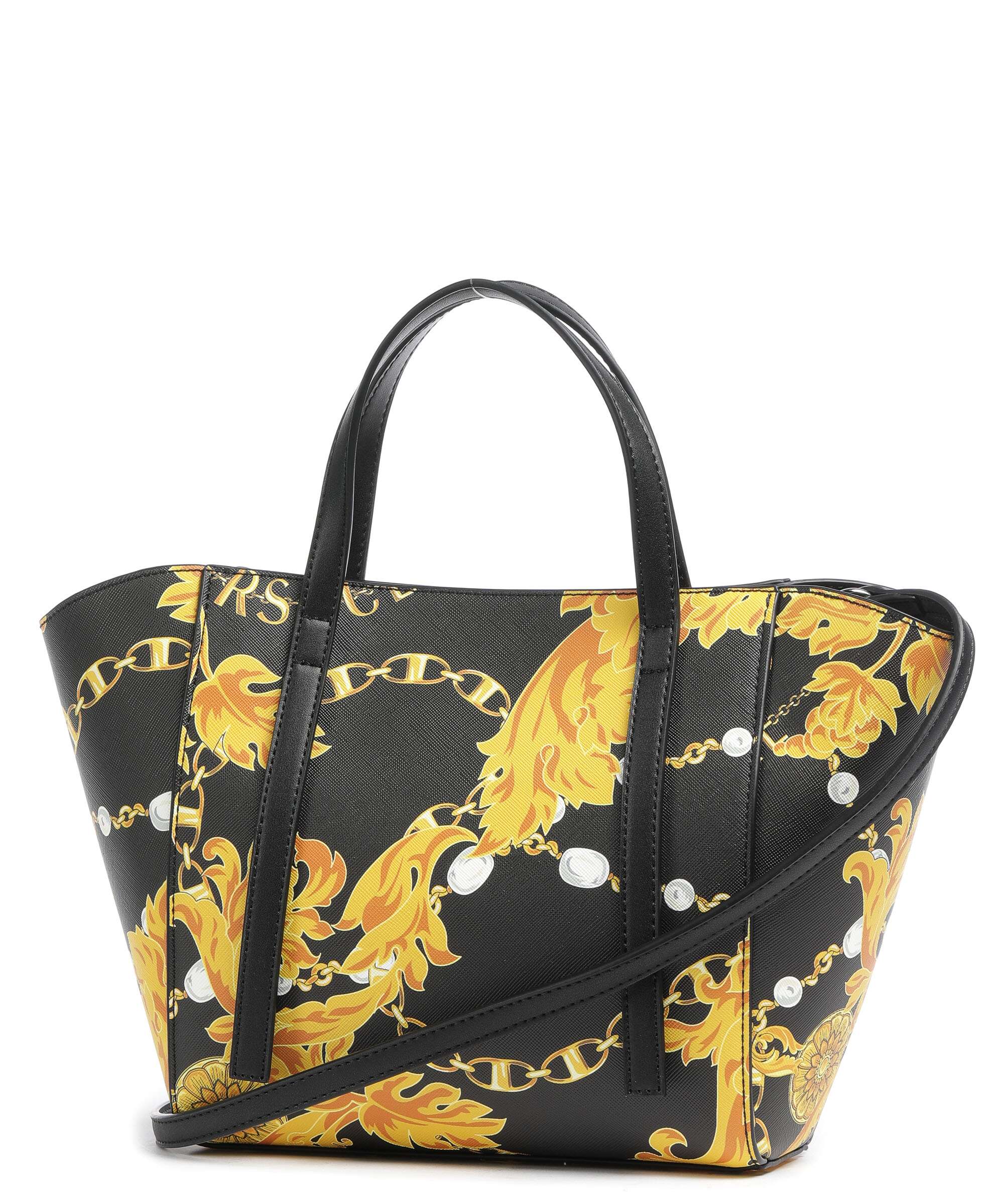 Versace Jeans Couture Graphic Handbag black/gold