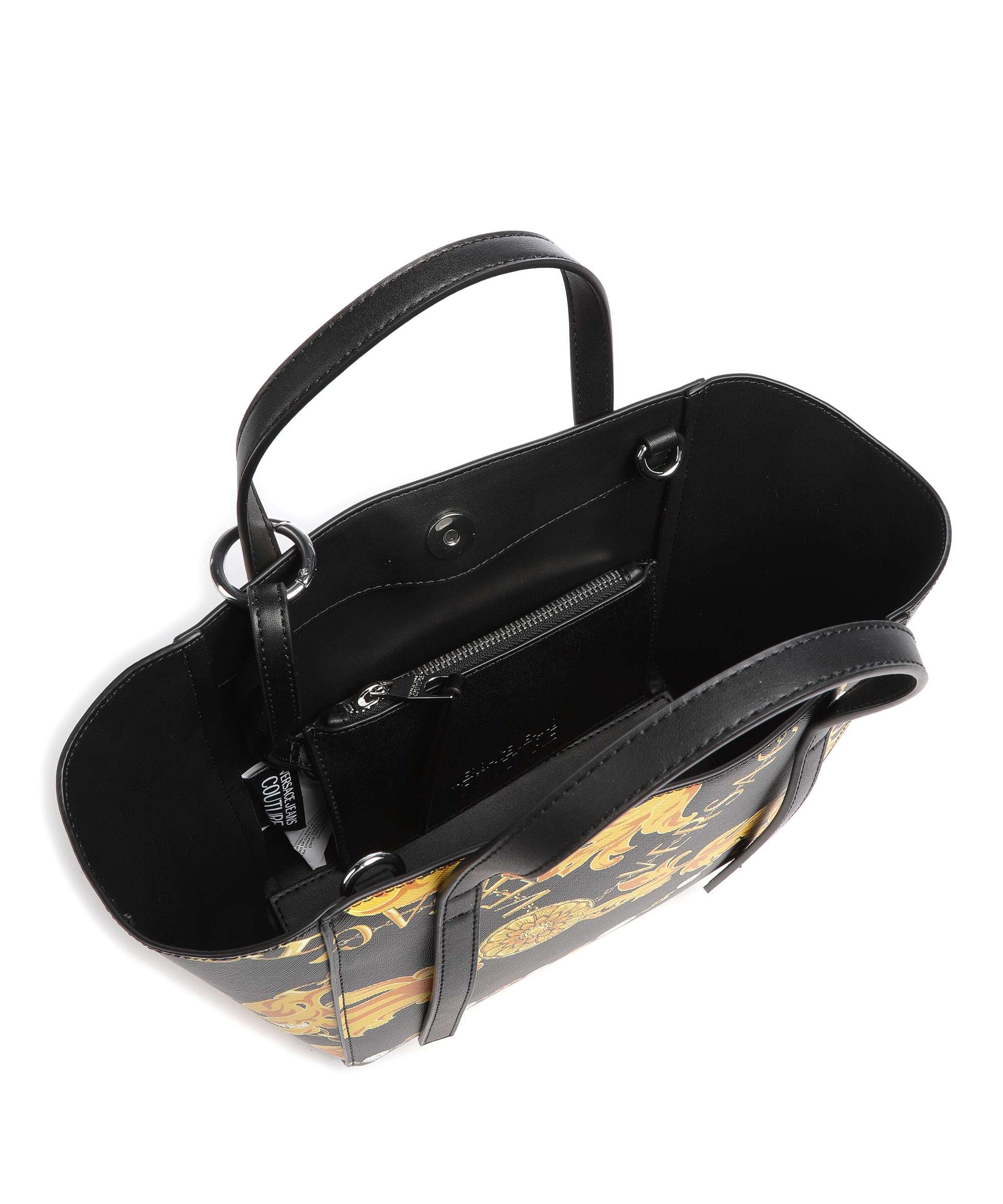 Versace Jeans Couture Graphic Handbag black/gold