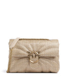 Pinko Love Puff Classic Sac porté épaule beige/grigio fumo/antique gold