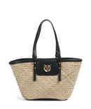 Pinko Love Summer Tote bag nero/antique gold