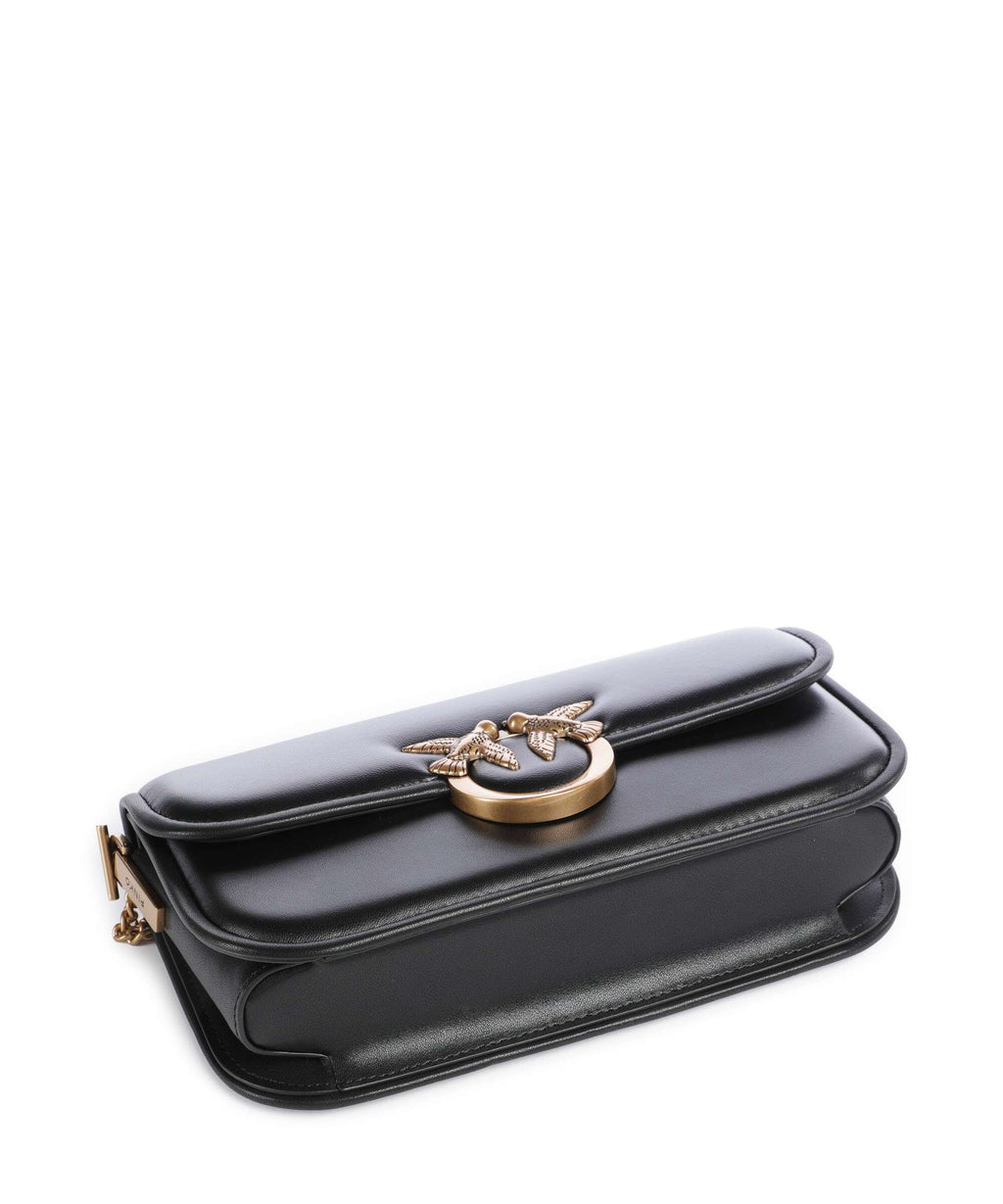 Pinko Love Box Horizontal Shoulder bag nero/antique gold