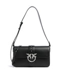 Pinko Love One Classic Slouchy Shoulder bag nero limousine/matt silver