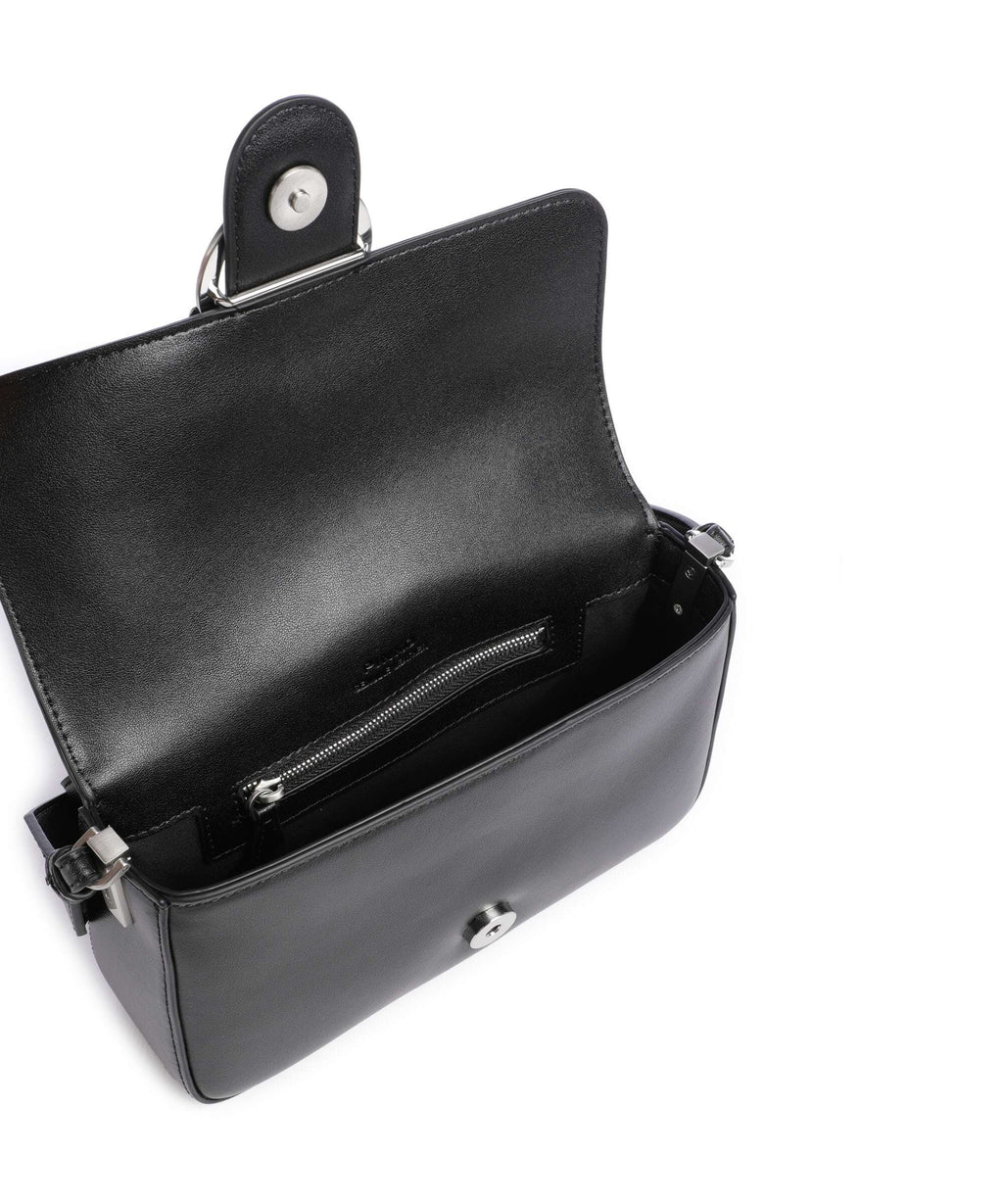 Pinko Love One Mini Slouchy Shoulder bag nero limousine/matt silver