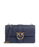 Pinko Love One Classic Sac bandoulière blu indaco ombroso/antique gold