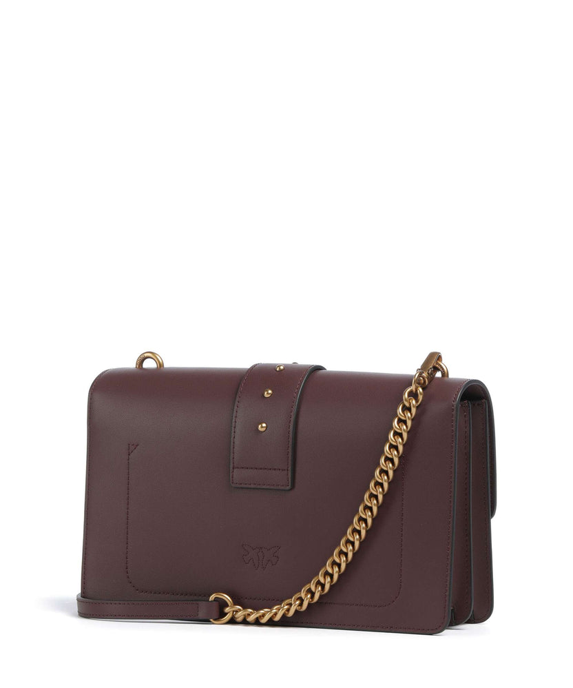 Pinko Love One Classic Crossbody bag cioccolato amaro/antique gold