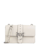 Pinko Love One Classic Sac bandoulière bianco seta/old silver