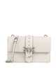 Pinko Love One Classic Sac bandoulière bianco seta/old silver