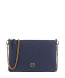 Pinko Flat Classic Sac bandoulière blu indaco ombroso/antique gold