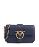 Pinko Love One Pocket Portefeuille blu indaco ombroso/antique gold