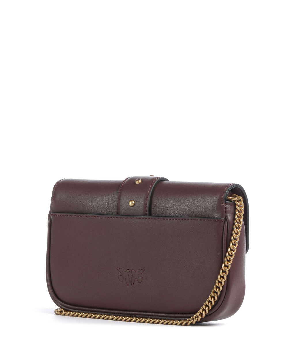 Pinko Love One Pocket Wallet cioccolato amaro/antique gold