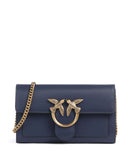 Pinko Love One Portefeuille blu indaco ombroso/antique gold