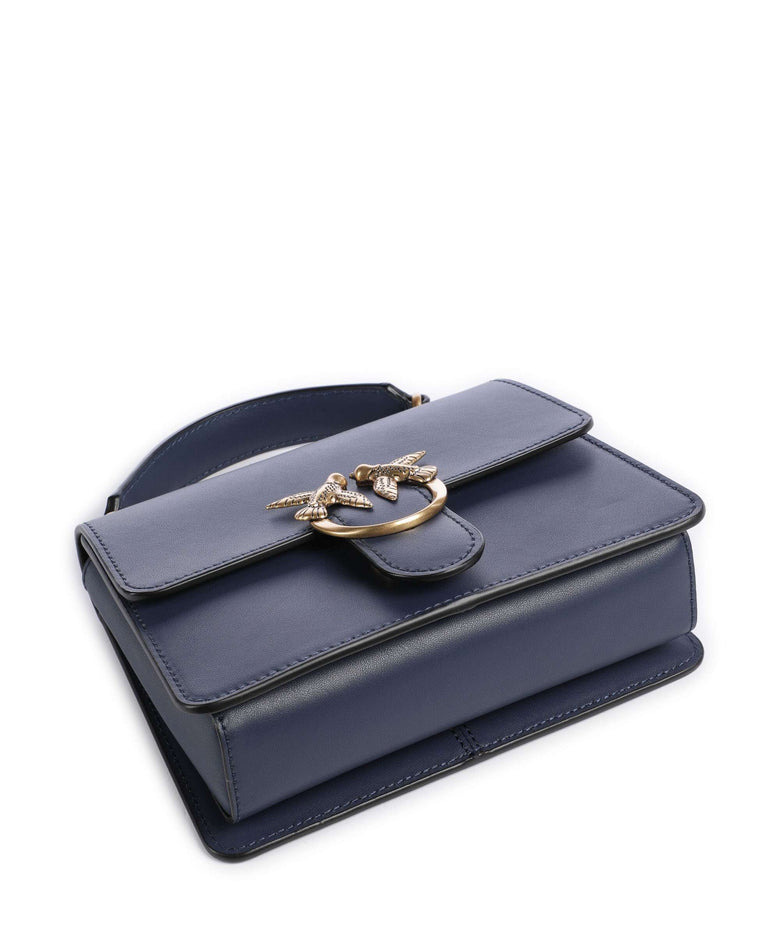 Pinko Love One Mini Handbag blu indaco ombroso/antique gold