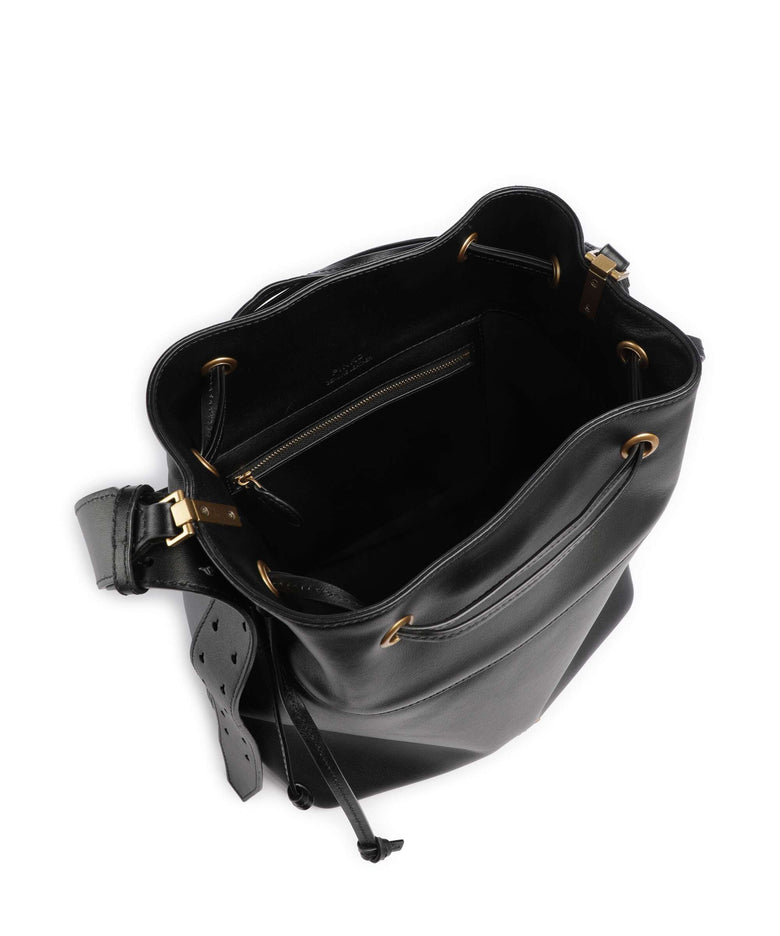 Pinko Secchiello Classic Bucket bag nero/antique gold