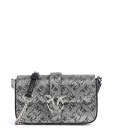 Pinko Love One Baby Slouchy Umhängetasche argento/nickel lucido