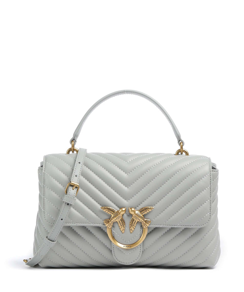 Pinko Love Lady Puff Classic Handbag grigio perla/antique gold