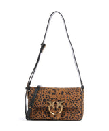 Pinko Love One Mini Slouchy Schultertasche brown