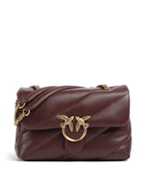Pinko Love Puff Classic Schultertasche rosso vino/antique gold