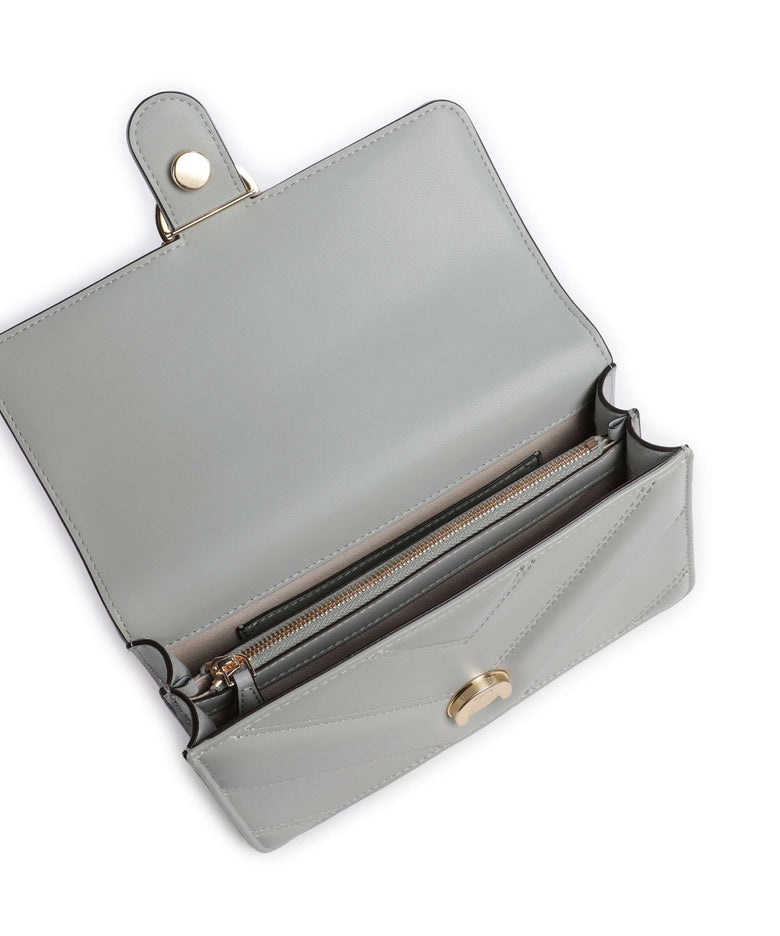 Pinko Love One Mini Crossbody bag grigio perla/gold mordore