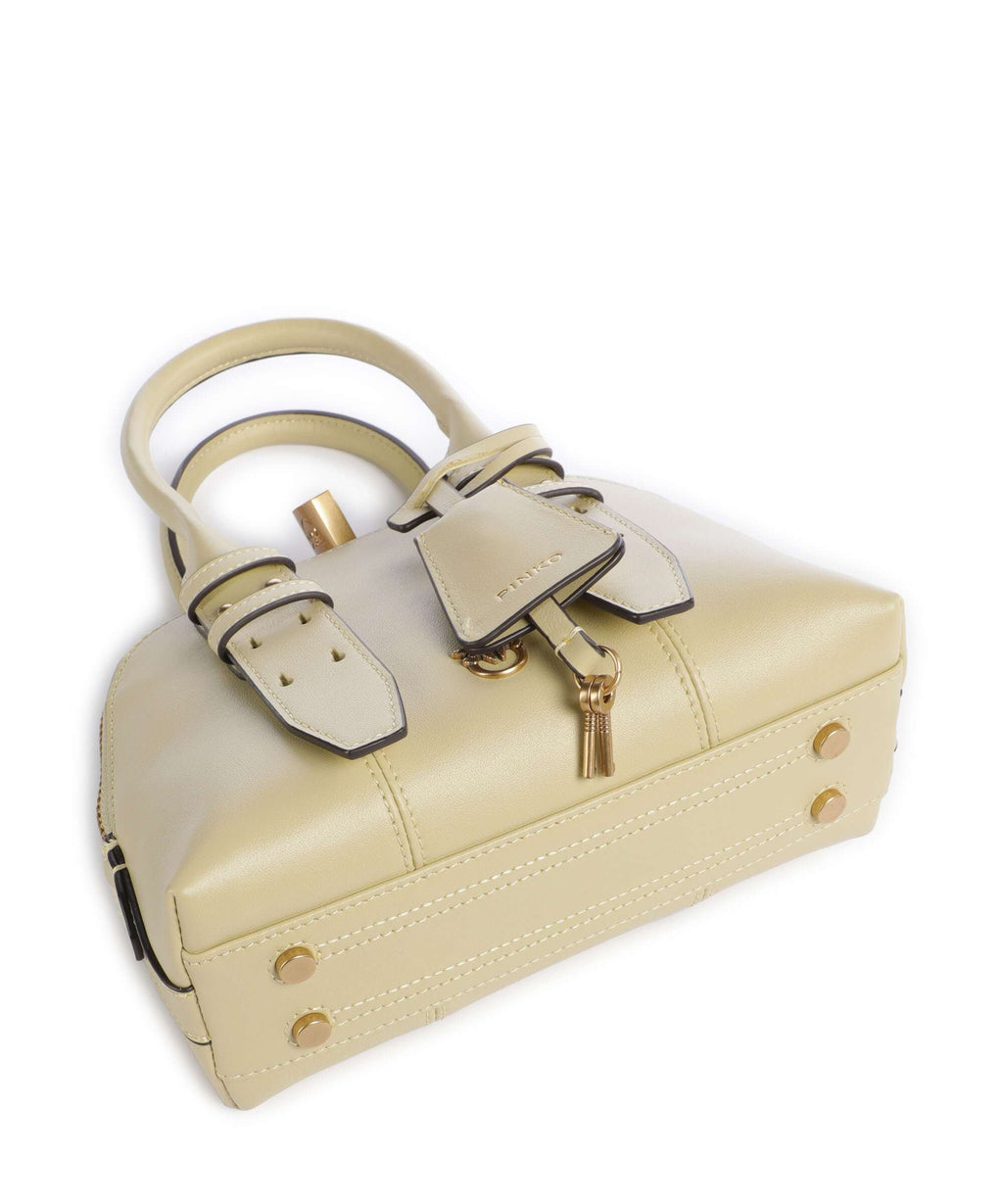 Pinko Bowling Mini Handbag giallo vaniglia/antique gold
