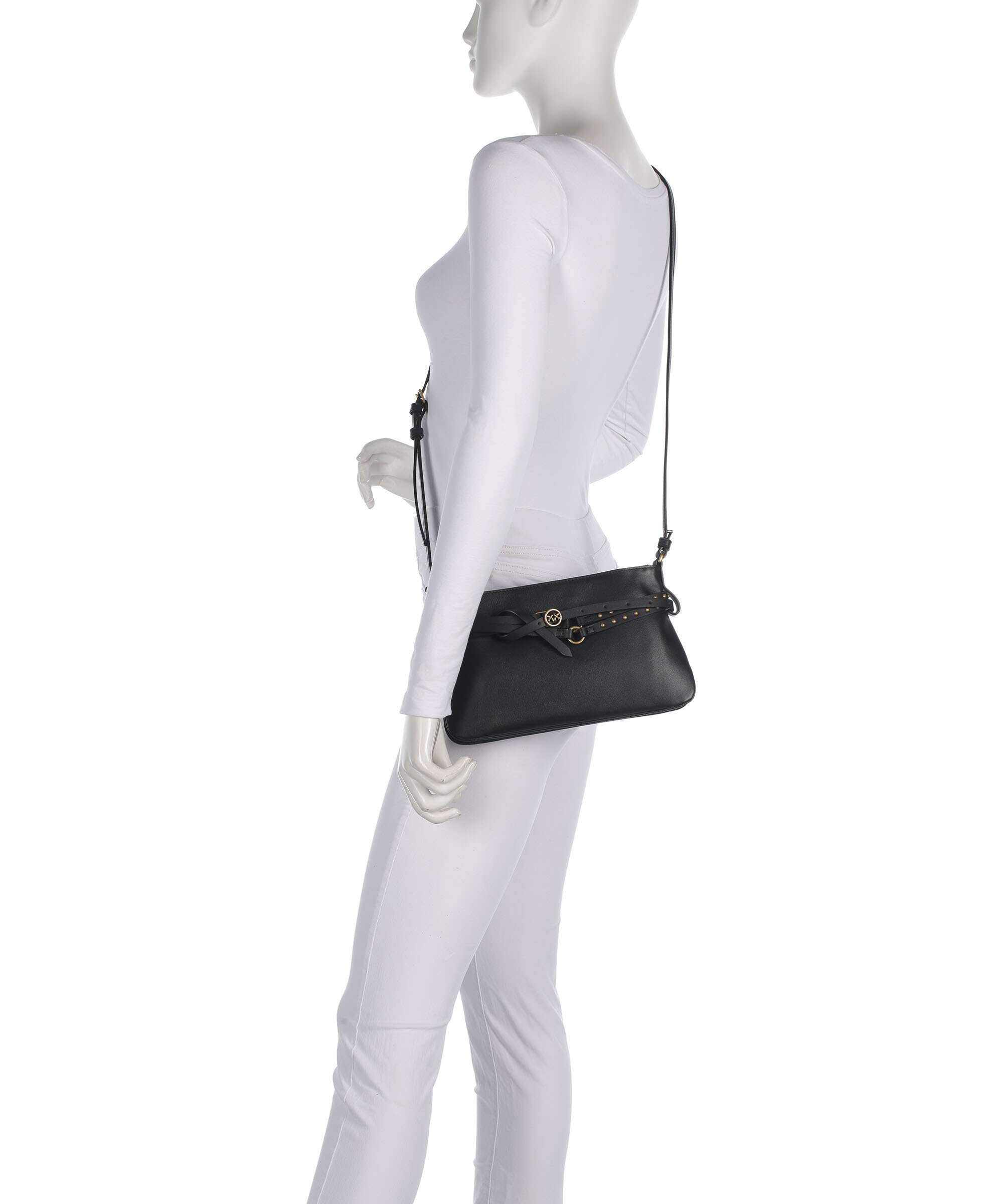Pinko Belt Mini Shoulder bag nero/antique gold