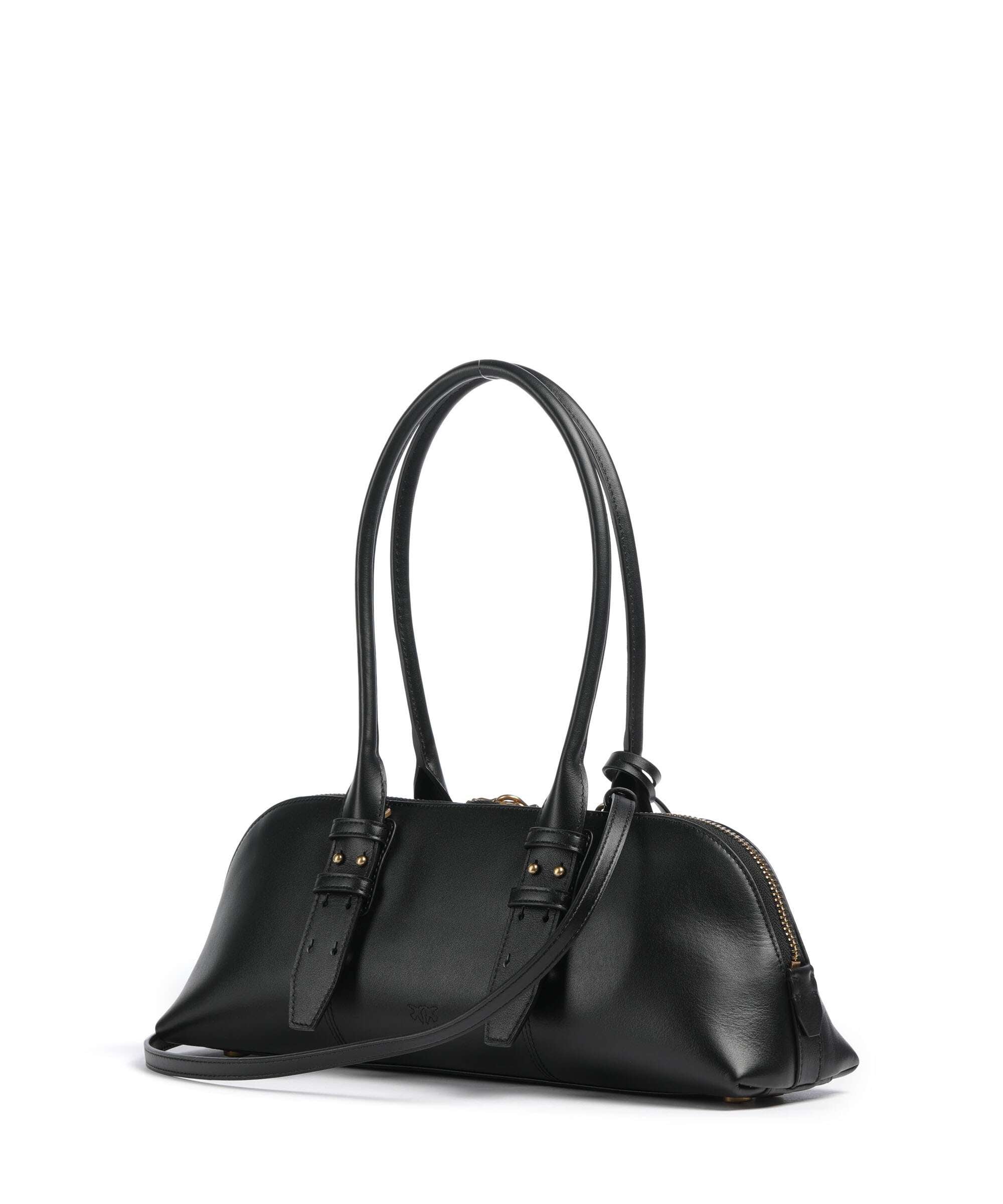 Pinko Bowling Horizontal Big Handbag nero/antique gold