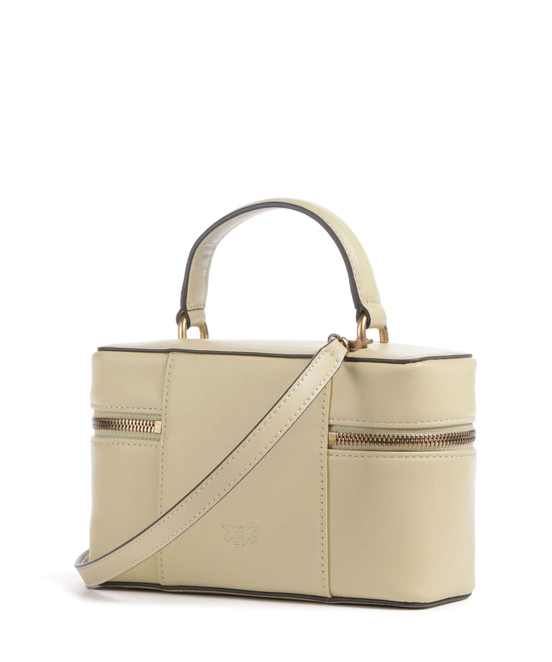 Pinko Vanity Mini Crossbody bag giallo vaniglia/antique gold
