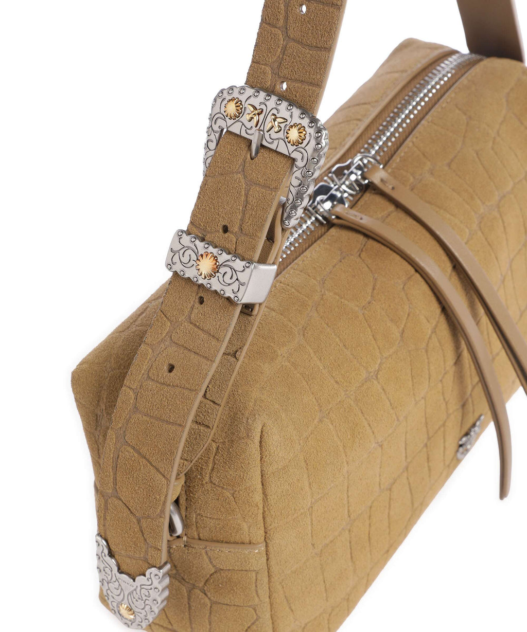 Pinko Shoulder bag verde canguro/old silver