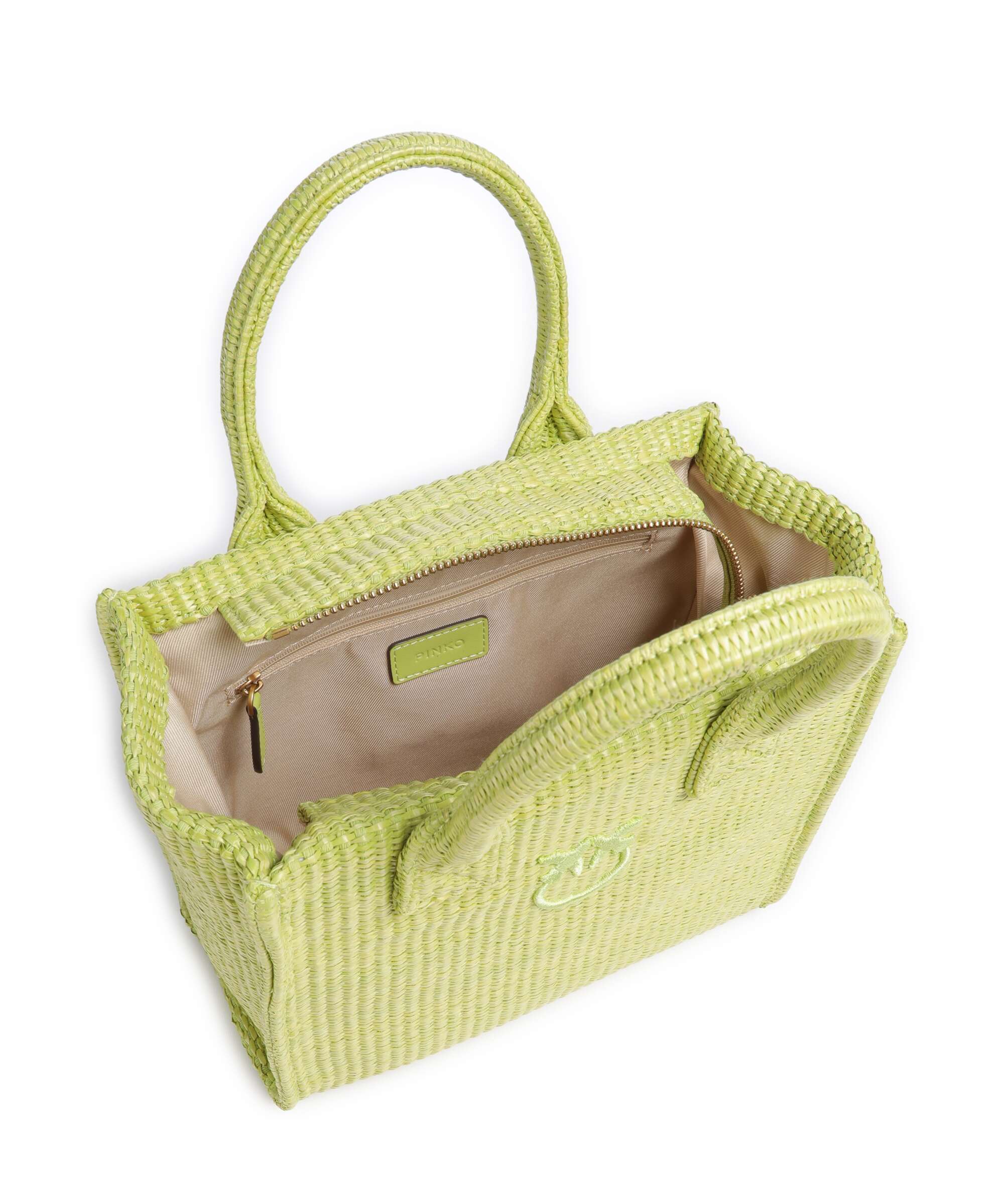 Pinko Beach Mini Handbag verde mela