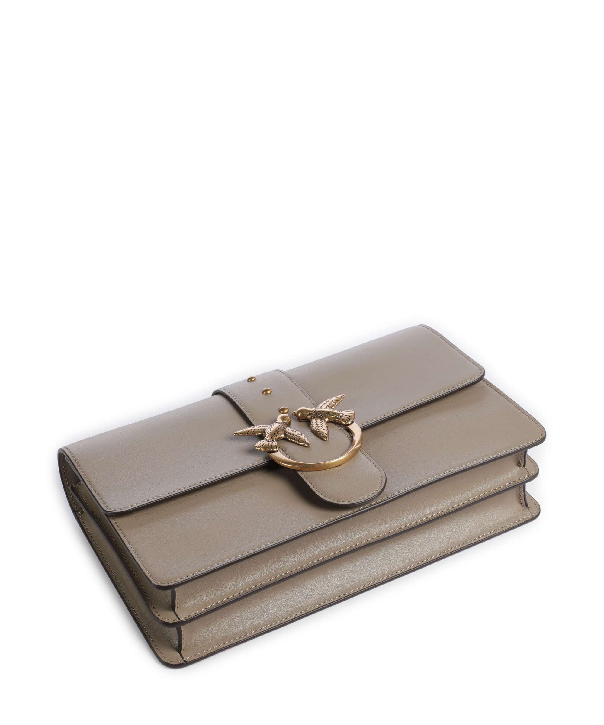 Pinko Love One Classic Crossbody bag grigio talpa/antique gold