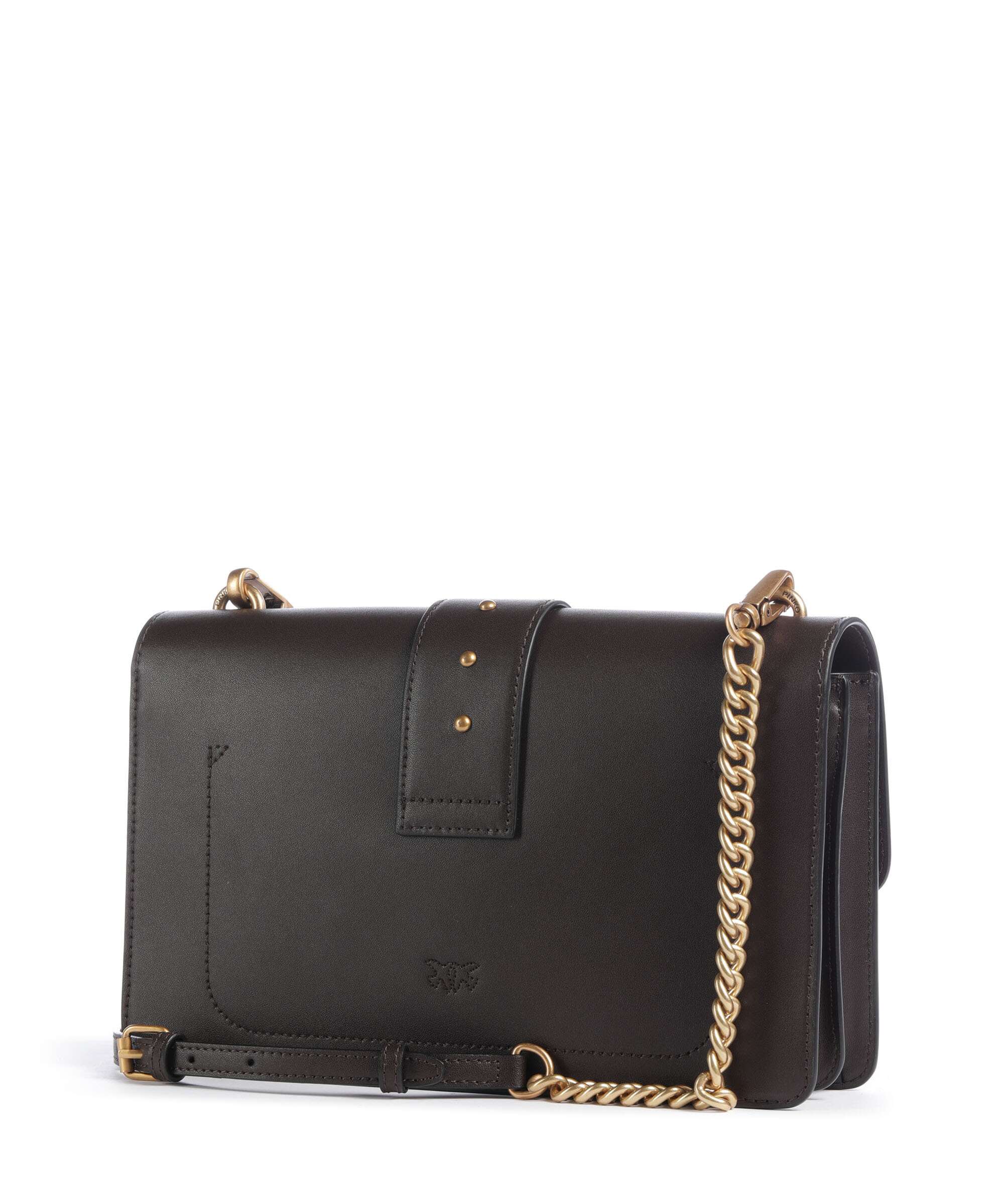 Pinko Love One Classic Crossbody bag marrone marasca/antique gold